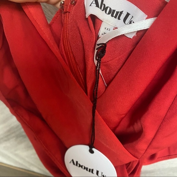 Superdown | About Us Revolve Naomi Red Mini Dress - Picture 9 of 11